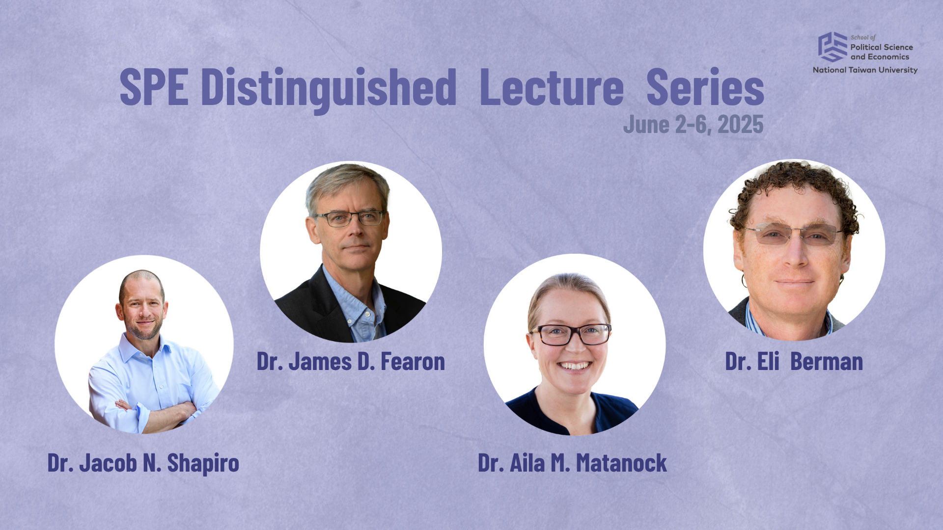 SPE NTU Hosts Distinguished Lecture Series on Global Security, Conflict, and Political Economy photo