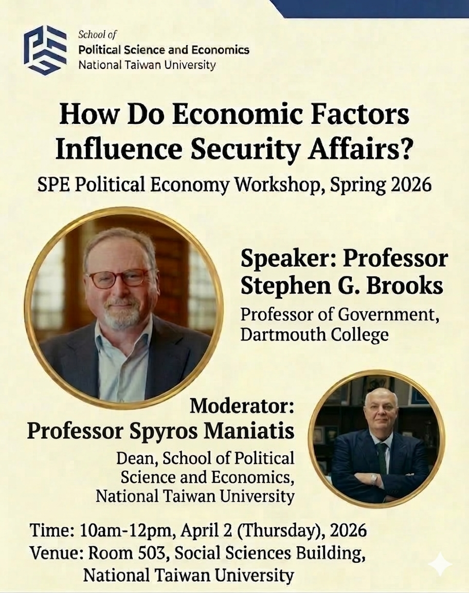 SPE Political Economy Workshop, Spring 2026 photo